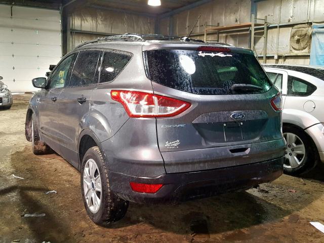 1FMCU0F7XEUC02331 - 2014 FORD ESCAPE S GRAY photo 3