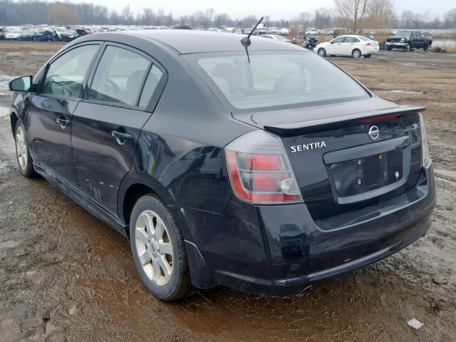 3N1AB6AP6BL719114 - 2011 NISSAN SENTRA 2.0 BLACK photo 3