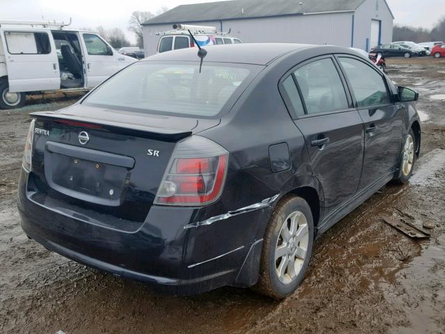 3N1AB6AP6BL719114 - 2011 NISSAN SENTRA 2.0 BLACK photo 4