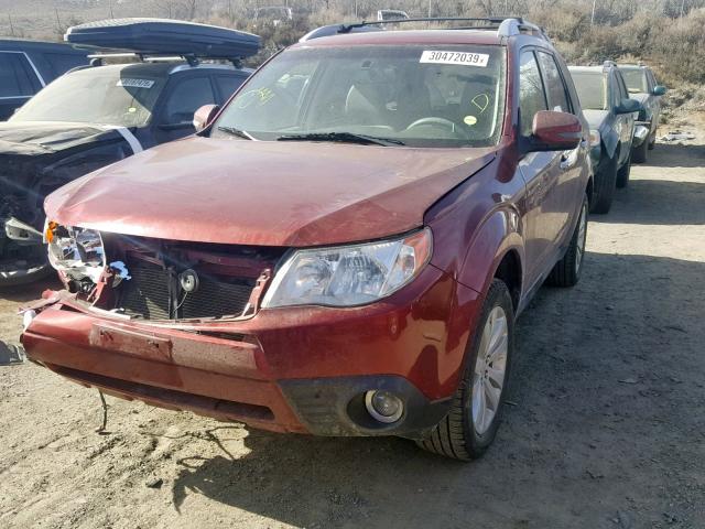 JF2SHAHC5DH406452 - 2013 SUBARU FORESTER T RED photo 2