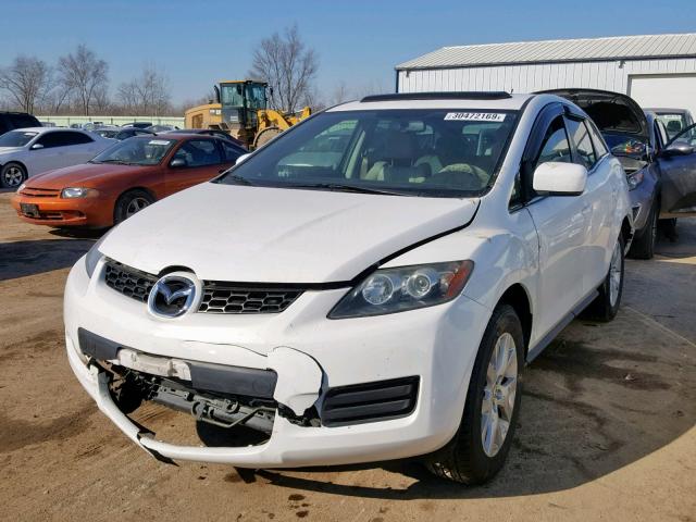 JM3ER293670145971 - 2007 MAZDA CX-7 WHITE photo 2