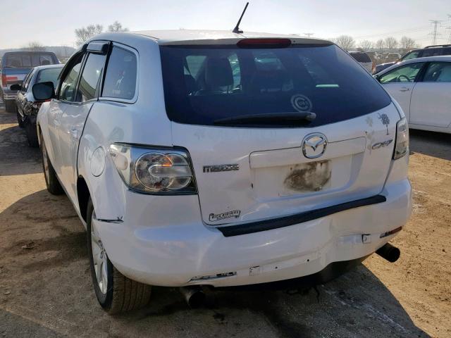 JM3ER293670145971 - 2007 MAZDA CX-7 WHITE photo 3