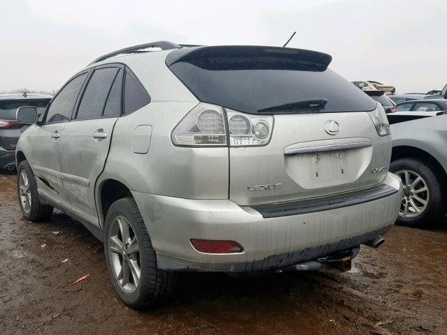 JTJHW31U960016711 - 2006 LEXUS RX 400 SILVER photo 3