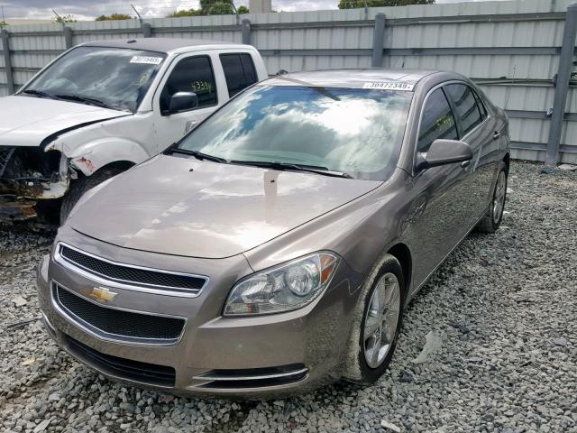 1G1ZD5EB3AF294259 - 2010 CHEVROLET MALIBU 2LT BROWN photo 2