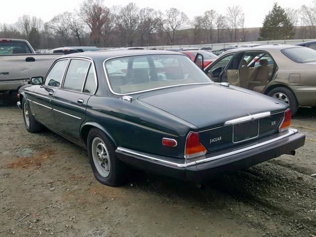 SAJAV1344GC433678 - 1986 JAGUAR XJ6 GREEN photo 3