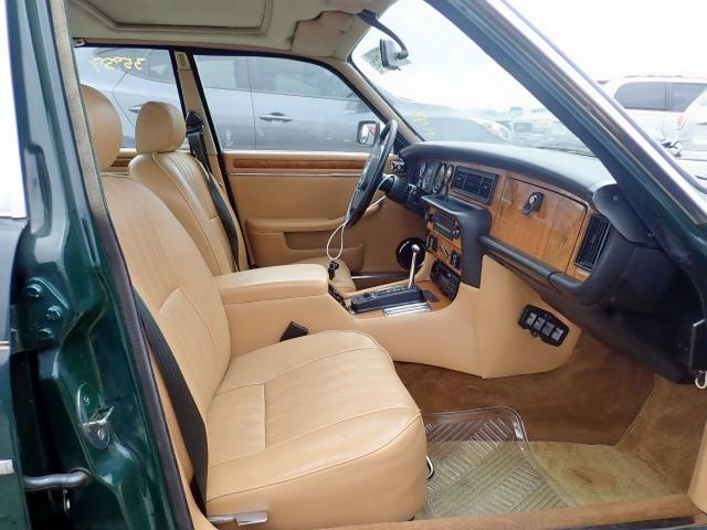 SAJAV1344GC433678 - 1986 JAGUAR XJ6 GREEN photo 5