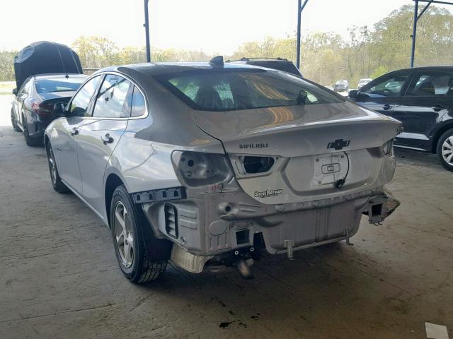 1G1ZB5ST8GF322133 - 2016 CHEVROLET MALIBU LS GRAY photo 3
