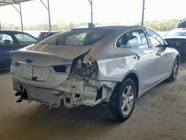 1G1ZB5ST8GF322133 - 2016 CHEVROLET MALIBU LS GRAY photo 4