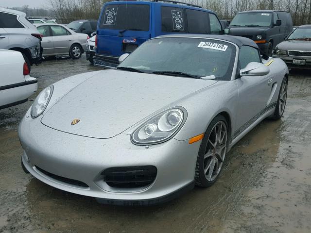 WP0CB2A8XBS745398 - 2011 PORSCHE BOXSTER S SILVER photo 2