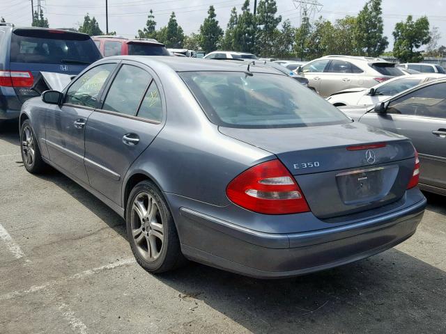 WDBUF56J66A888610 - 2006 MERCEDES-BENZ E 350 BLUE photo 3