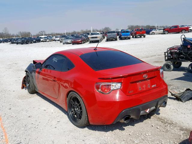 JF1ZNAA17D1734601 - 2013 TOYOTA SCION FR-S RED photo 3