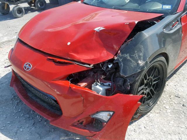JF1ZNAA17D1734601 - 2013 TOYOTA SCION FR-S RED photo 9