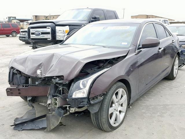 1G6AA5RA0G0112997 - 2016 CADILLAC ATS BROWN photo 2