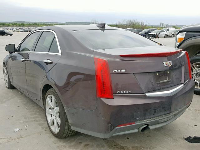 1G6AA5RA0G0112997 - 2016 CADILLAC ATS BROWN photo 3