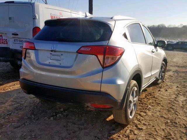 3CZRU5H78GM727754 - 2016 HONDA HR-V EXL SILVER photo 4