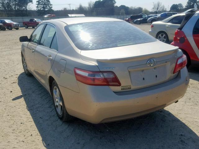 4T1BE46KX7U540724 - 2007 TOYOTA CAMRY NEW GOLD photo 3