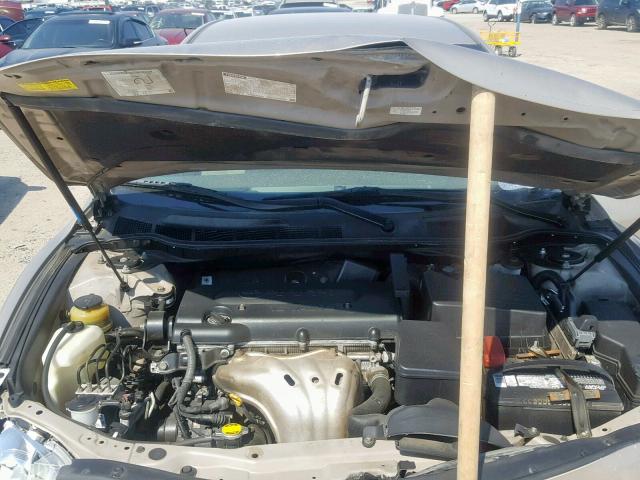 4T1BE46KX7U540724 - 2007 TOYOTA CAMRY NEW GOLD photo 7