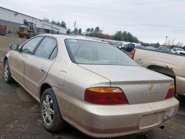 19UUA5664YA000789 - 2000 ACURA 3.2TL BEIGE photo 3