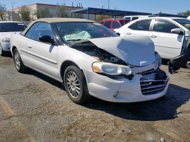 1C3EL55R35N536117 - 2005 CHRYSLER SEBRING TO WHITE photo 1