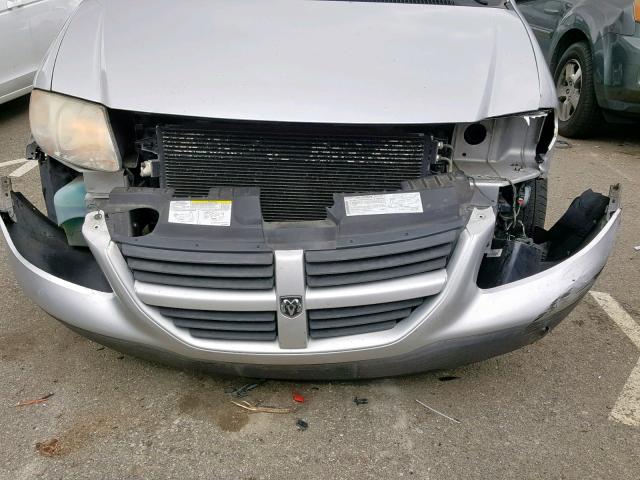 1D4GP25R97B170081 - 2007 DODGE CARAVAN SE SILVER photo 9