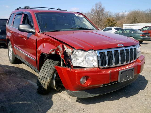 1J4HR58N66C183184 - 2006 JEEP GRAND CHER RED photo 1