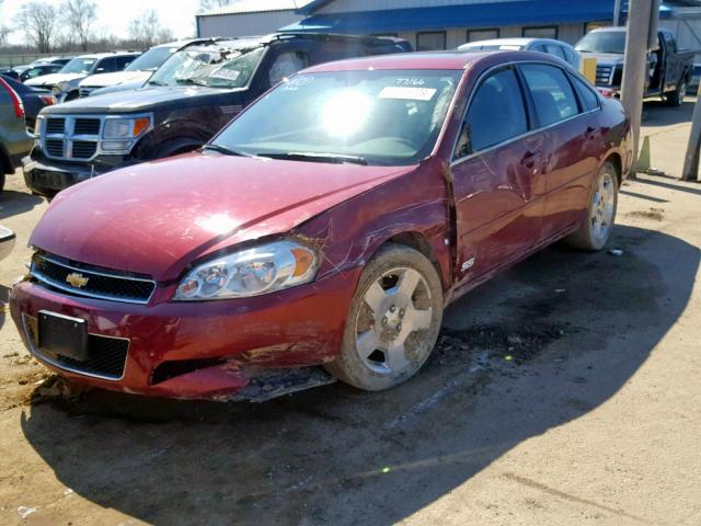 2G1WD58C979209482 - 2007 CHEVROLET IMPALA SUP 栗色 照片 2