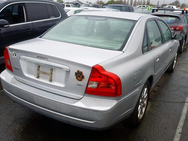 YV1TH59HX41376579 - 2004 VOLVO S80 2.5T SILVER photo 4