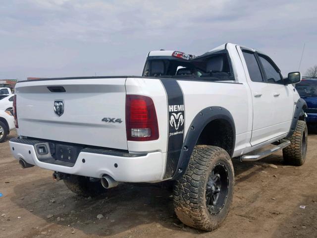 1C6RR7HTXES107502 - 2014 RAM 1500 SPORT WHITE photo 4