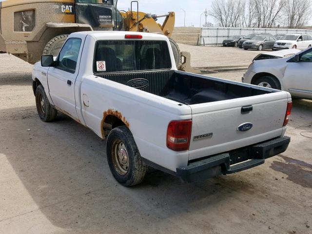 1FTYR10D26PA35060 - 2006 FORD RANGER WHITE photo 3