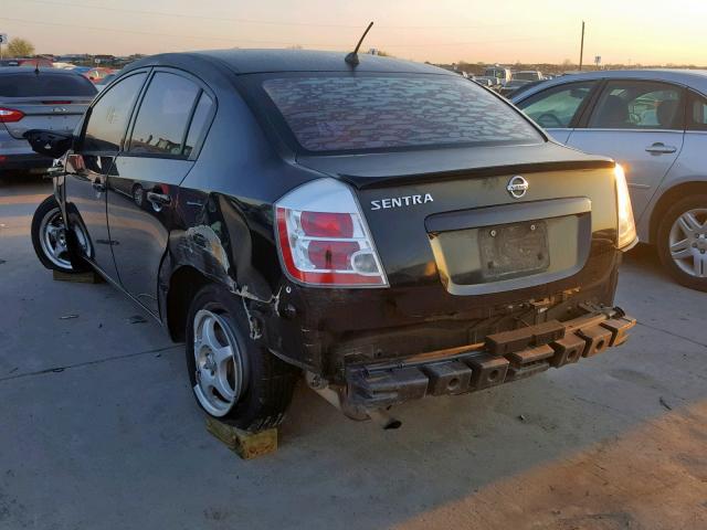 3N1AB61E49L616492 - 2009 NISSAN SENTRA 2.0 BLACK photo 3