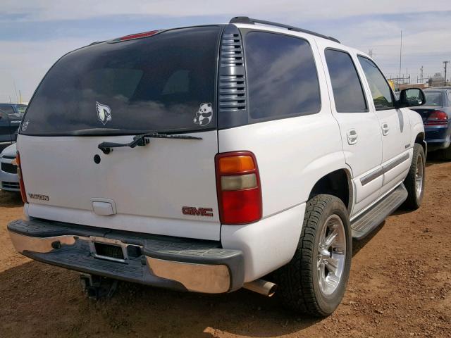 1GKEC13Z03R177231 - 2003 GMC YUKON WHITE photo 4