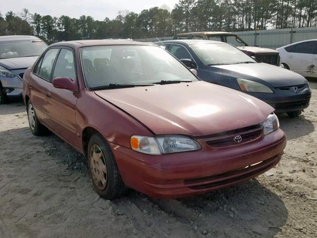 1NXBR12E2YZ394937 - 2000 TOYOTA COROLLA VE BURGUNDY photo 1