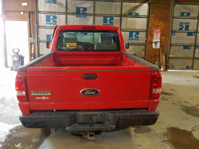 1FTKR1AD5APA48575 - 2010 FORD RANGER RED photo 5