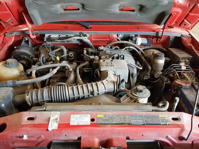 1FTKR1AD5APA48575 - 2010 FORD RANGER RED photo 7