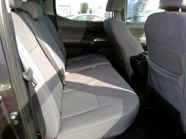 3TMAZ5CN0JM057280 - 2018 TOYOTA TACOMA DOU CHARCOAL photo 6