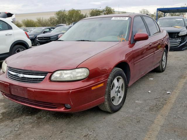 1G1NE52J83M595373 - 2003 CHEVROLET MALIBU LS RED photo 2