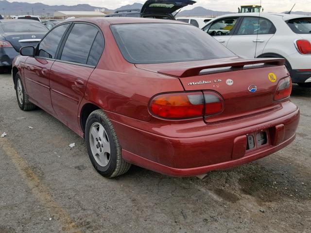 1G1NE52J83M595373 - 2003 CHEVROLET MALIBU LS RED photo 3