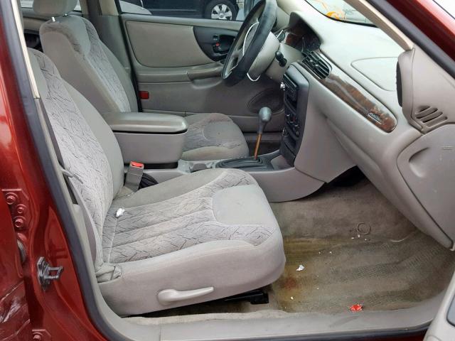 1G1NE52J83M595373 - 2003 CHEVROLET MALIBU LS RED photo 5