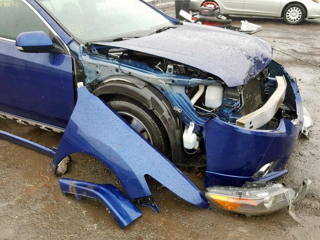 JH4CU2F69CC004137 - 2012 ACURA TSX TECH BLUE photo 9