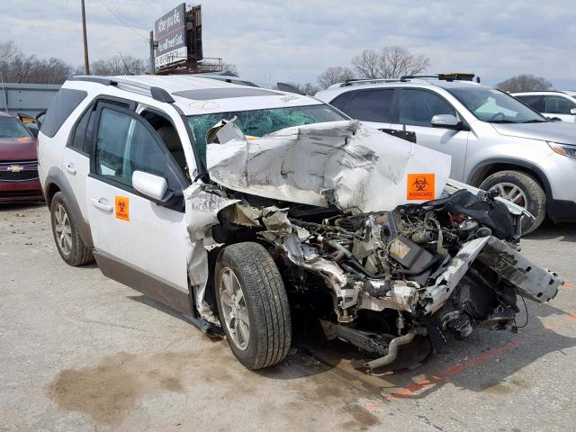 1FMDK02W58GA06162 - 2008 FORD TAURUS X S WHITE photo 1