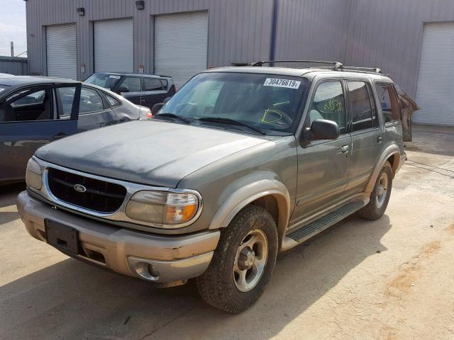 1FMZU74E3YUB59332 - 2000 FORD EXPLORER E BROWN photo 2