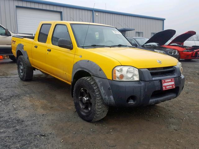 1N6ED29Y32C312150 - 2002 NISSAN FRONTIER C YELLOW photo 1