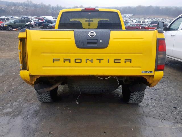 1N6ED29Y32C312150 - 2002 NISSAN FRONTIER C YELLOW photo 9