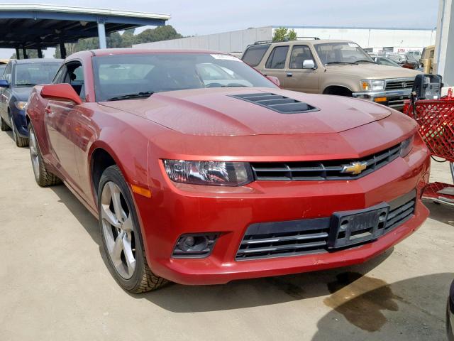 2G1FK1EJ0F9108816 - 2015 CHEVROLET CAMARO 2SS RED photo 1