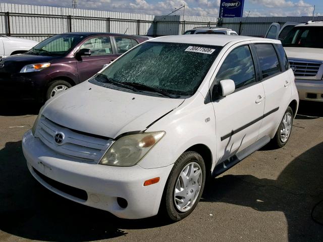 JTKKT624550125949 - 2005 TOYOTA SCION XA WHITE photo 2