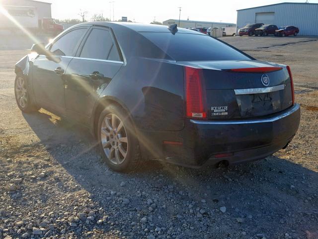 1G6DV57V890110358 - 2009 CADILLAC CTS HI FEA BLACK photo 3