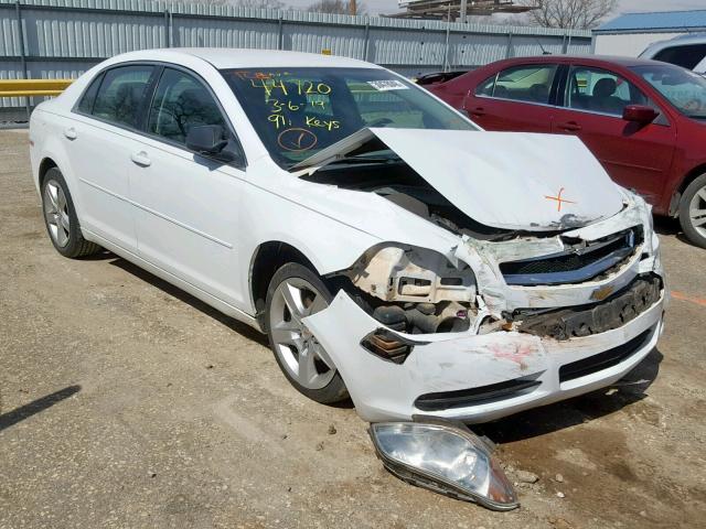 1G1ZA5E14BF277603 - 2011 CHEVROLET MALIBU LS WHITE photo 1