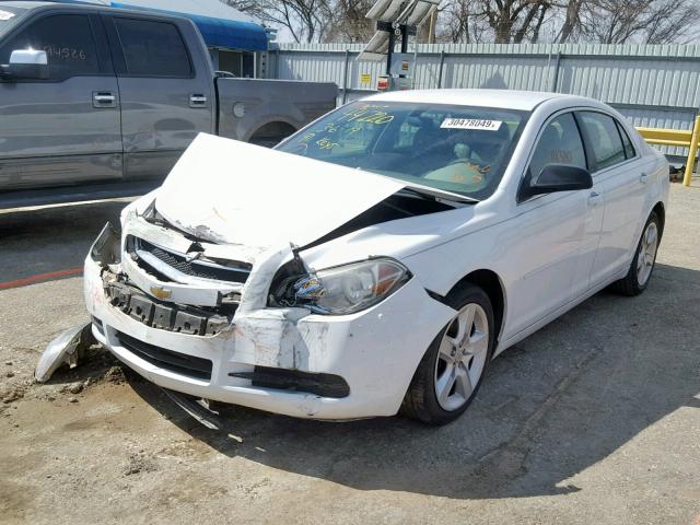 1G1ZA5E14BF277603 - 2011 CHEVROLET MALIBU LS WHITE photo 2