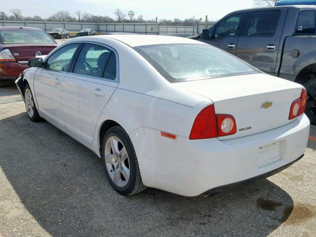 1G1ZA5E14BF277603 - 2011 CHEVROLET MALIBU LS WHITE photo 3