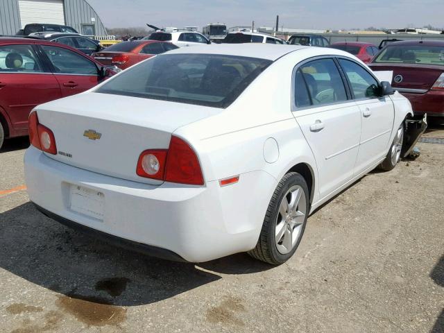 1G1ZA5E14BF277603 - 2011 CHEVROLET MALIBU LS WHITE photo 4